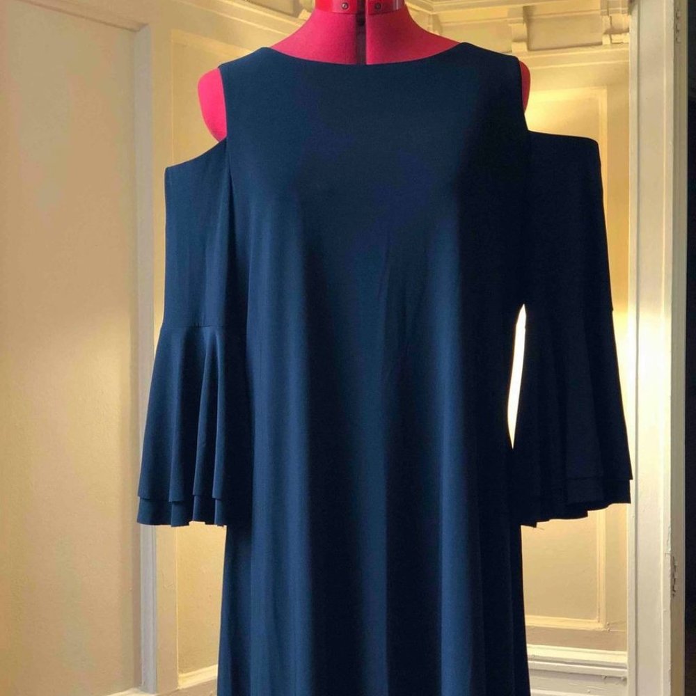 Ralph Lauren cold-shoulder dress